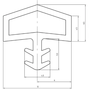 Türdichtgummi L 3001 Dachprofil Direkt Vom Hersteller